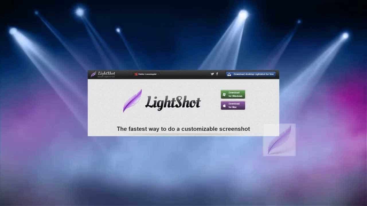 lightshot screenshot options