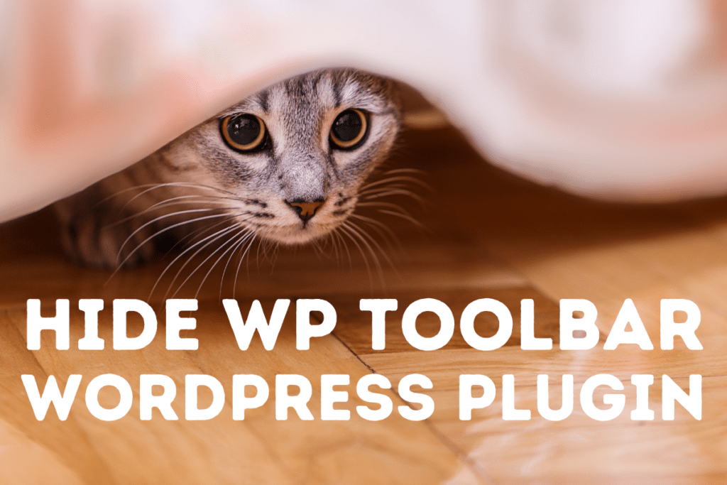 ᐅ • Hide WP Toolbar WordPress Plugin · Wordpress Hide Admin Bar