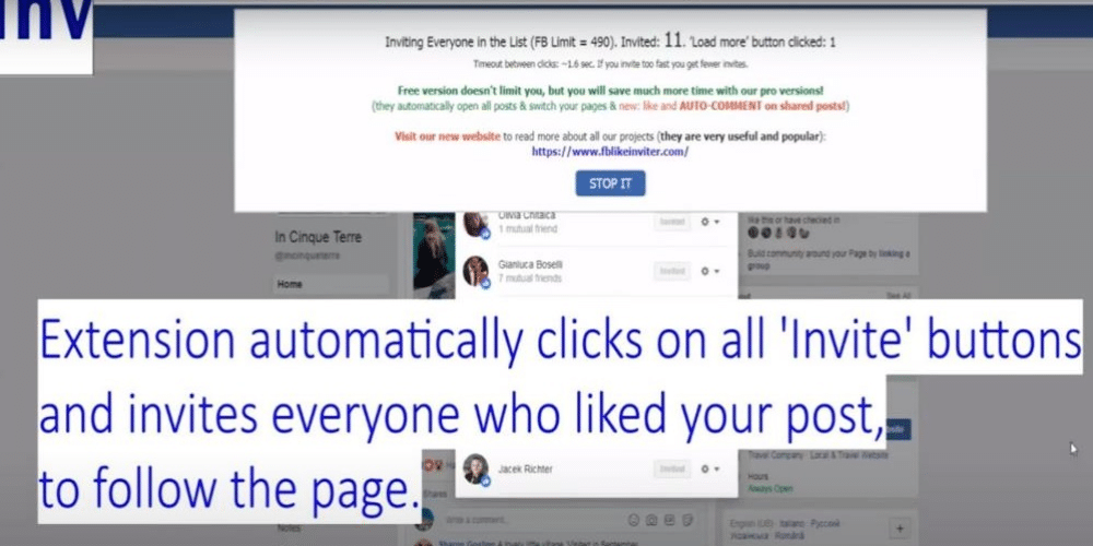 How to invite people to like a Facebook Page