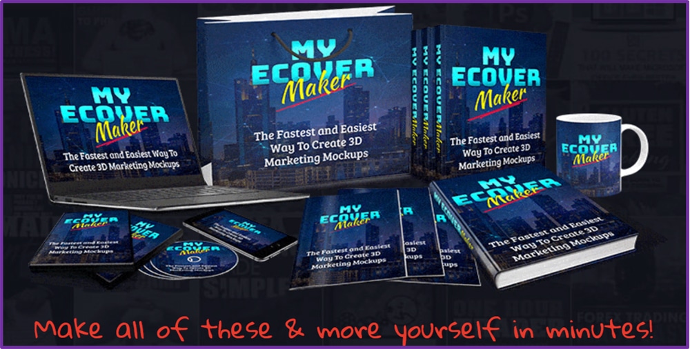 Myecovermaker 3d Book Mockup Generator