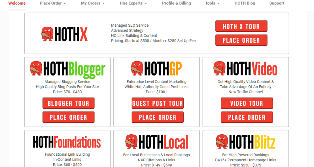 The HOTH: Search Competition Tool 