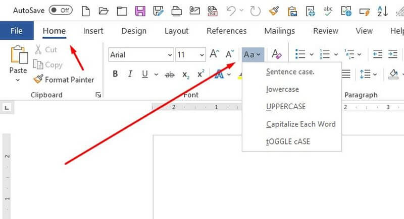 How To Change Uppercase To Lowercase In Word