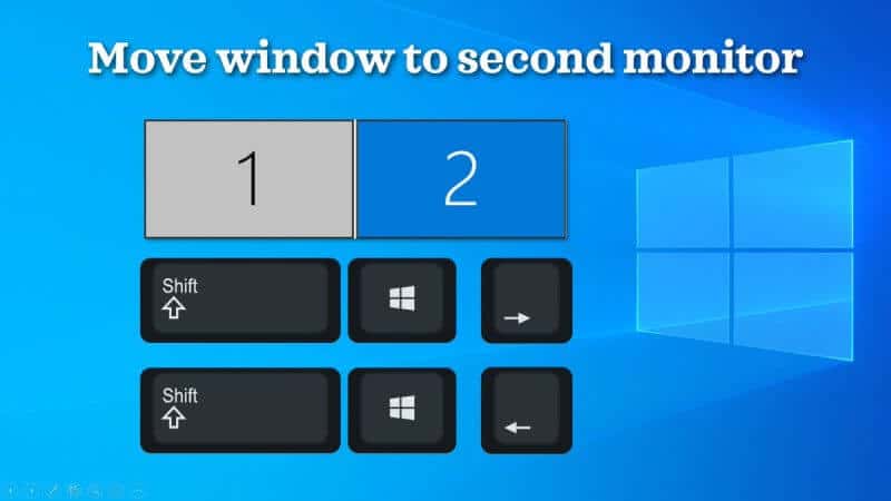 How To Switch An App Or Window To Your Other Screen · How To Use Two Monitors