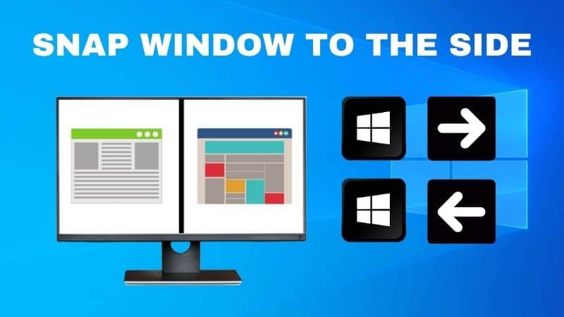 Snap Windows How To Do Split Screen On Windows 10 · How To Use Two Monitors