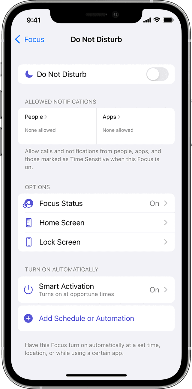 ᐅ • Do Not Disturb iPhone · Do Not Disturb Android [Automatic]